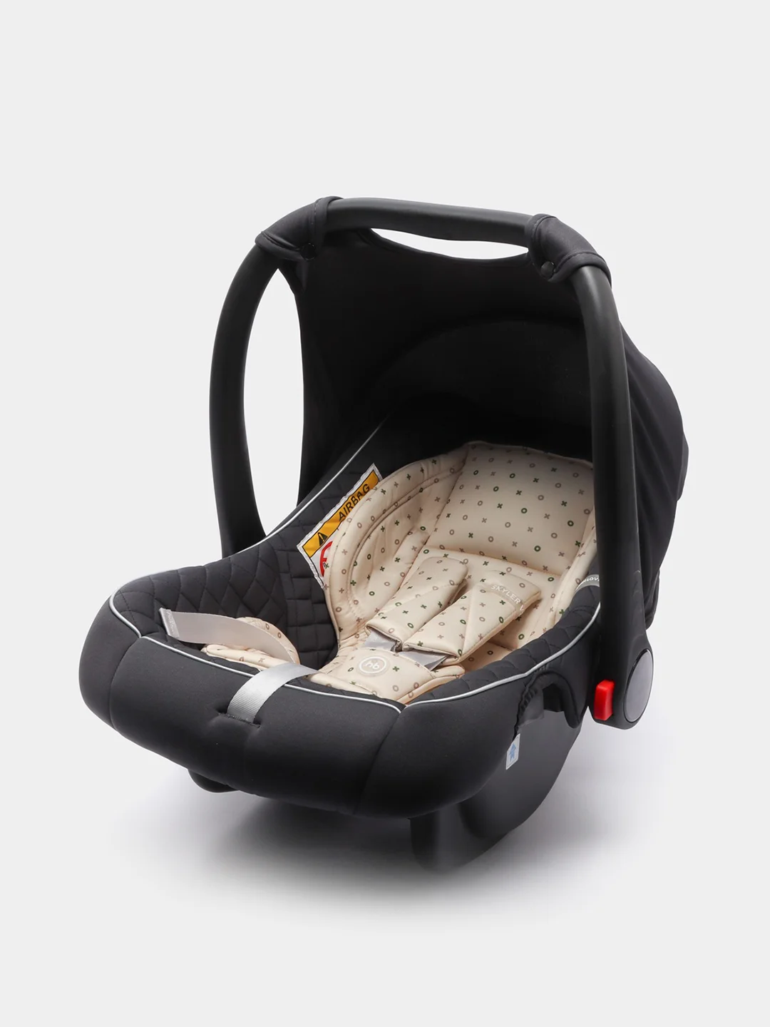 Черный автокресло "SKYLER V2" Happy Baby