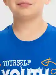 Синий футболка детская