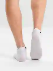 Короткие белые мужские носки