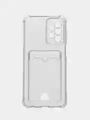 Противоударный прозрачный чехол на Samsung A04, A04E, A04S, A13 4G, A23, с карманом для карт
