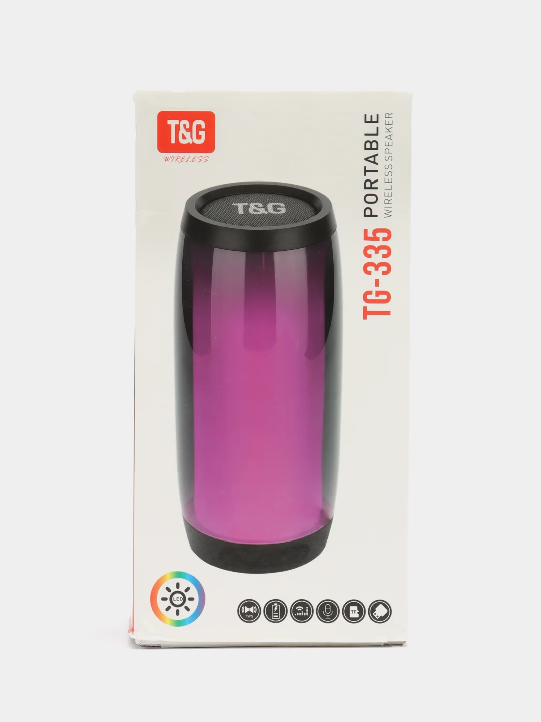 Черный беспроводная колонка TG 335