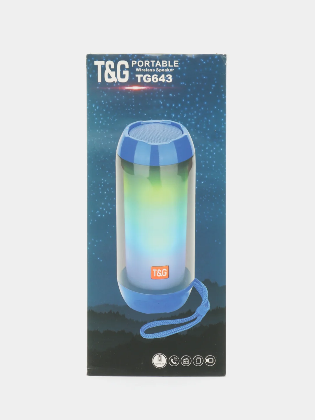 Зеленый беспроводная колонка TG 643
