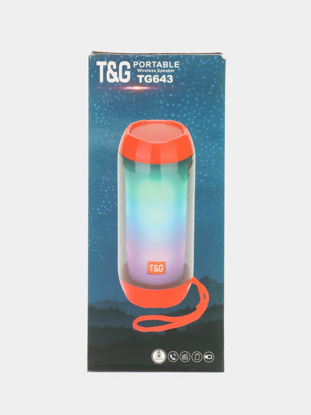 Красный беспроводная колонка TG 643