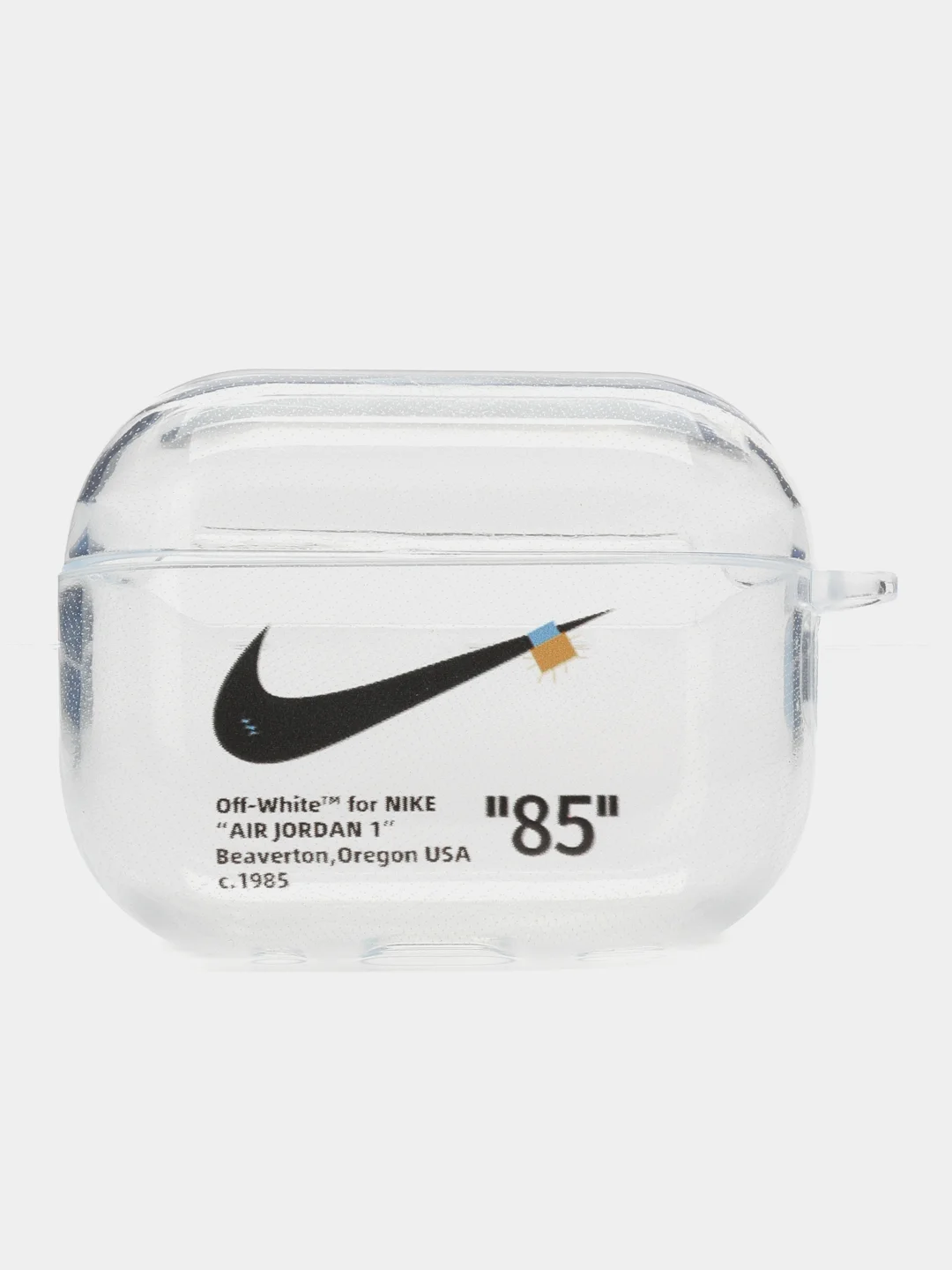 Бежевый меланж чехол для наушников AirPods Pro, силиконовый