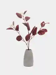 Красный веточка эвкалипта, искусственные цветы