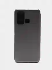 Серый чехол-книжка для Infinix Hot 12 Play NFC (Инфиникс Хот 12 Плей)