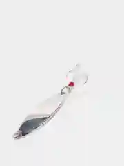 Блесна рыболовная "Сердце", колеблющаяся, с перьями и тройным крючком, 5,5 г, 4,5 см