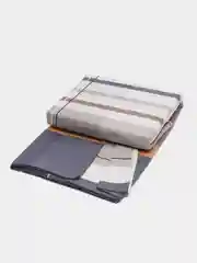 Коралловый меланж 1.5 спальное  постельное белье на резинке