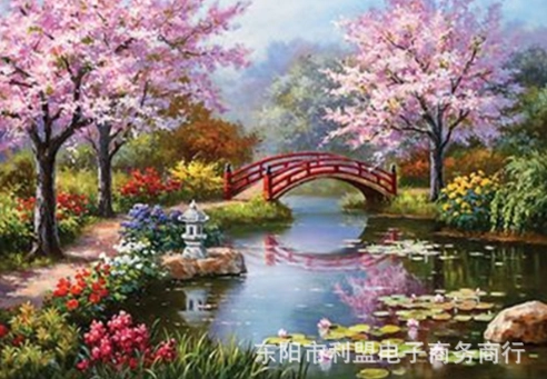 Алмазная мозаика без подрамника "Пейзажи", 30*40 см