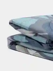 Небесно-голубой 1.5 спальное  постельное белье на резинке