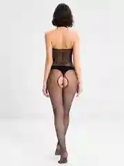 Белый эротический костюм, интимное белье, комбинезон в сетку