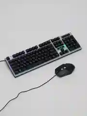 Набор проводной игровой Hoco GM18 клавиатура + мышь, подсветка EN / RU