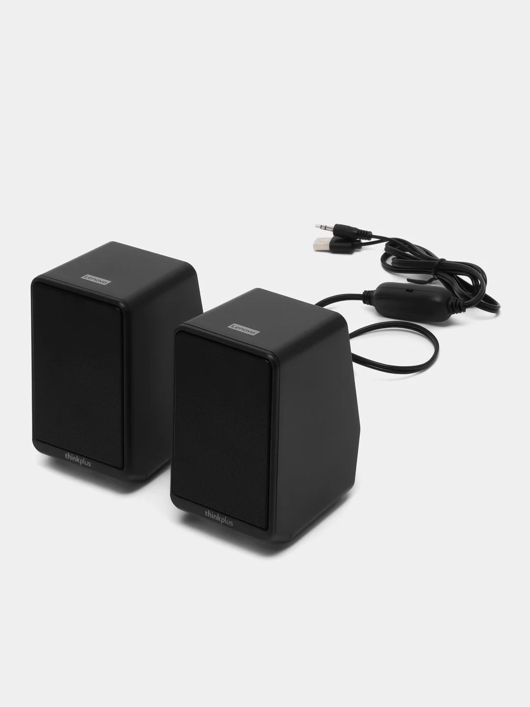Колонки 2.0 Lenovo TS38, USBпит, RGB, рег.гром, чёрные