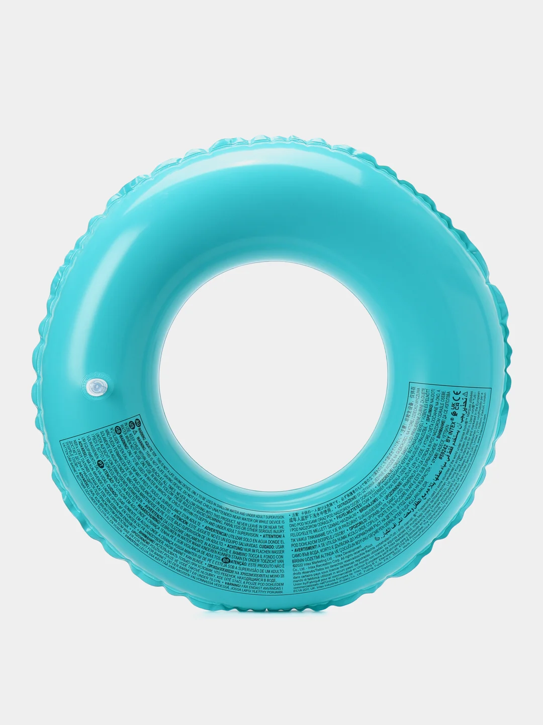 Бирюзовый круг для плавания 61 см, Intex 59242NP