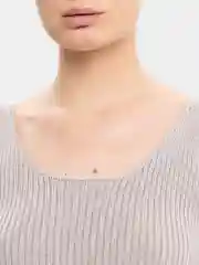 Серый топ вязаный, женский, базовый