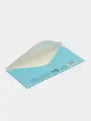 Тёмно-бирюзовый конверт-открытка  для денег подарочный