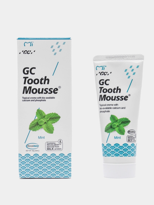 Зубной гель GC Tooth Mousse (Тусс Мусс) для восстановления эмали, 35 мл