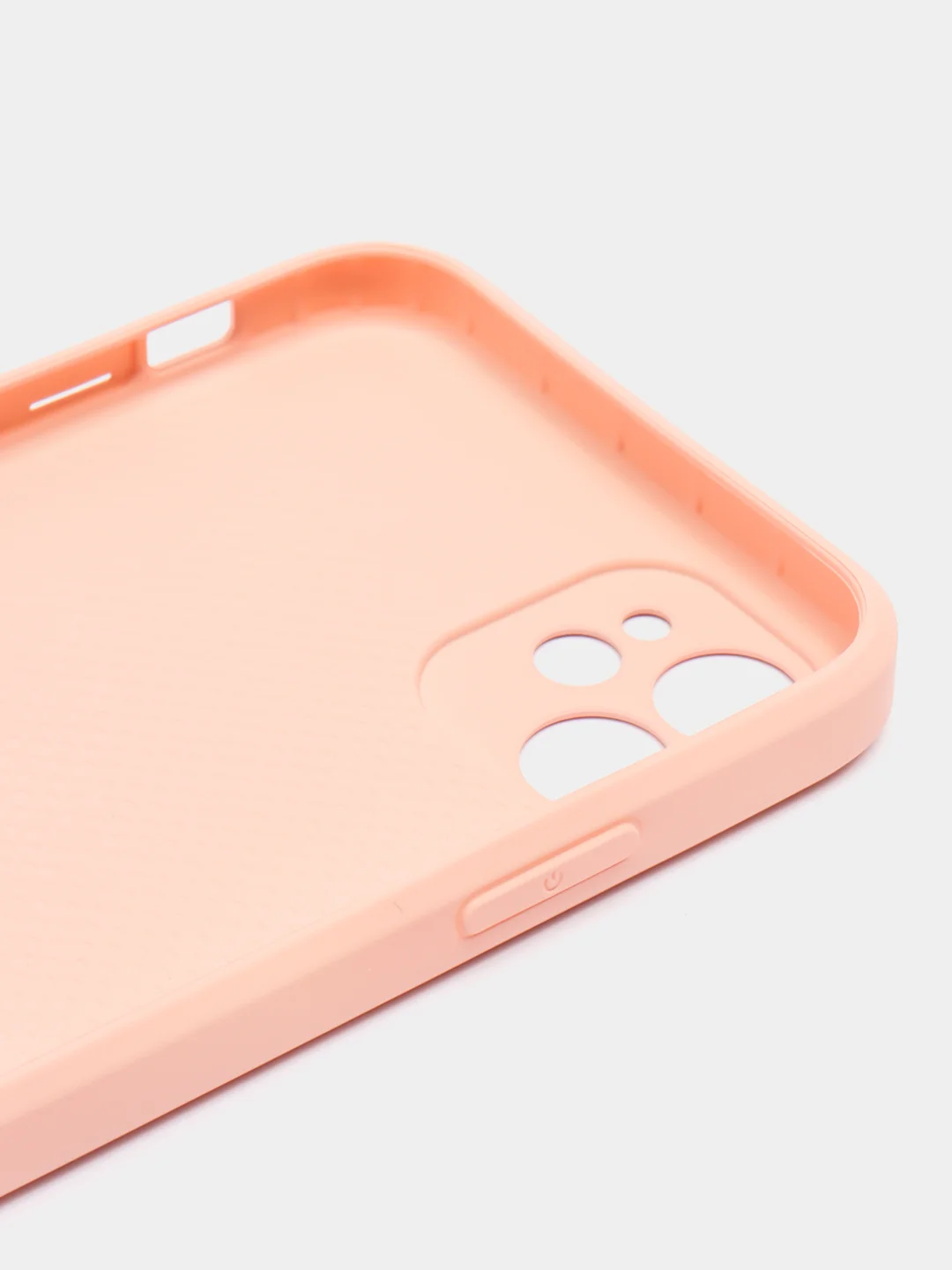 Пудровый чехол стеклянный для iPhone (Айфон) 11 с защитой камеры