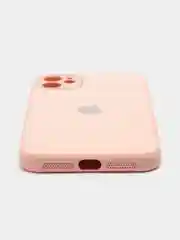 Пудровый чехол стеклянный для iPhone (Айфон) 11 с защитой камеры