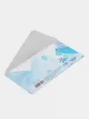 Бирюзовый конверт-открытка  для денег подарочный