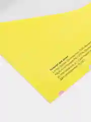 Лимонный конверт-открытка  для денег подарочный