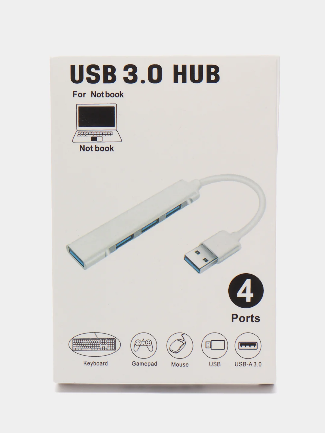 USB HUB 3.0 на 4 порта, концентратор, разветвитель, 3х USB 2.0 + 1 USB 3.0, юсб хаб