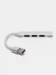USB HUB 3.0 на 4 порта, концентратор, разветвитель, 3х USB 2.0 + 1 USB 3.0, юсб хаб