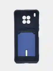 Темно-синий силиконовый чехол для Huawei Honor 50 lite/Nova 8i (Хонор 50 лайт/Нова 8 ай)