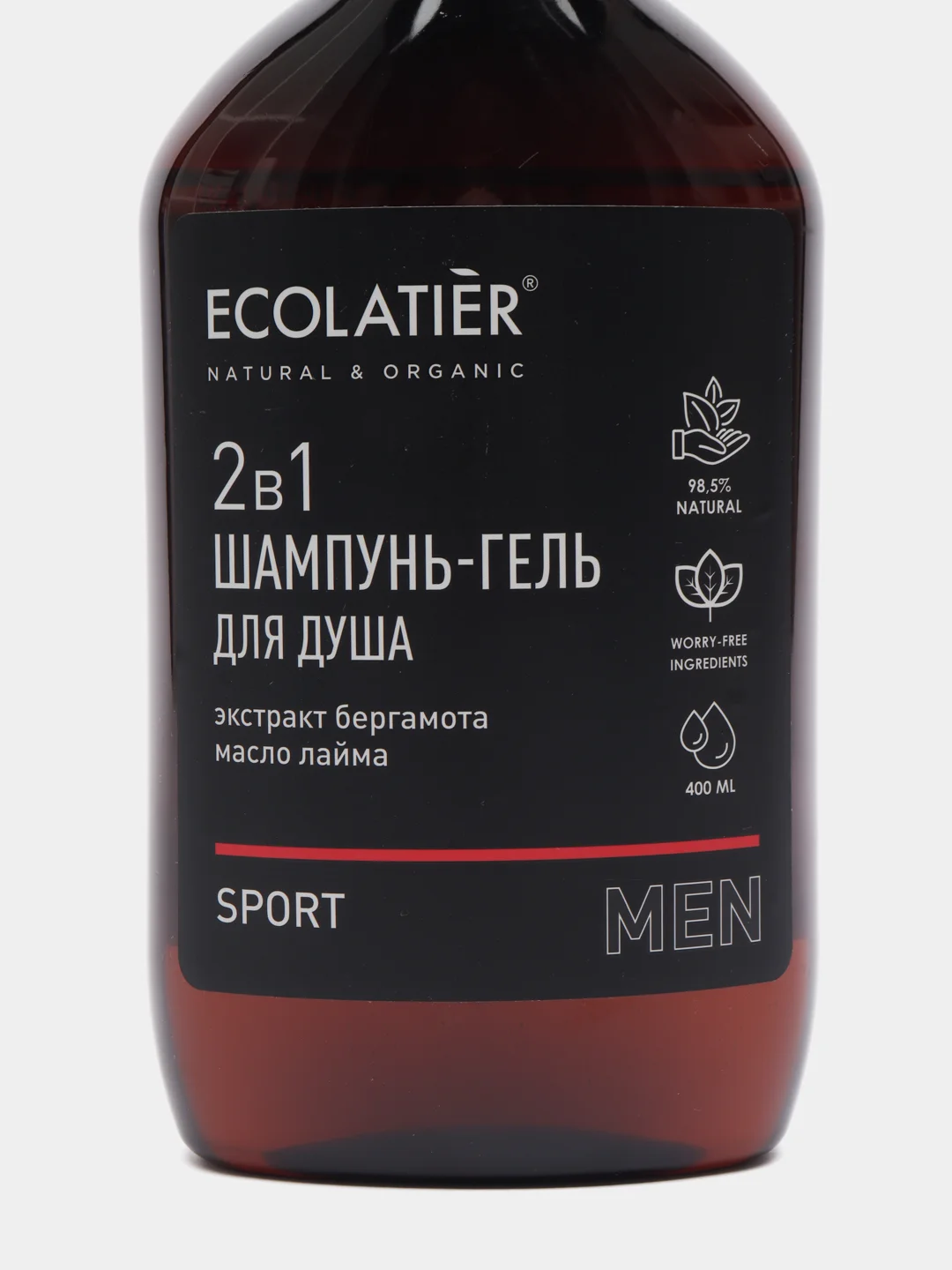 Ecolatier Men Шампунь и гель для душа 2в1 Sport 400мл