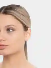 Конфетный серьги длинные в золоте и серебре