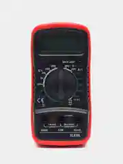 Красный цифровой мультиметр XL830L с функцией прозвонки и подсветкой экрана