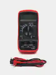Красный цифровой мультиметр XL830L с функцией прозвонки и подсветкой экрана