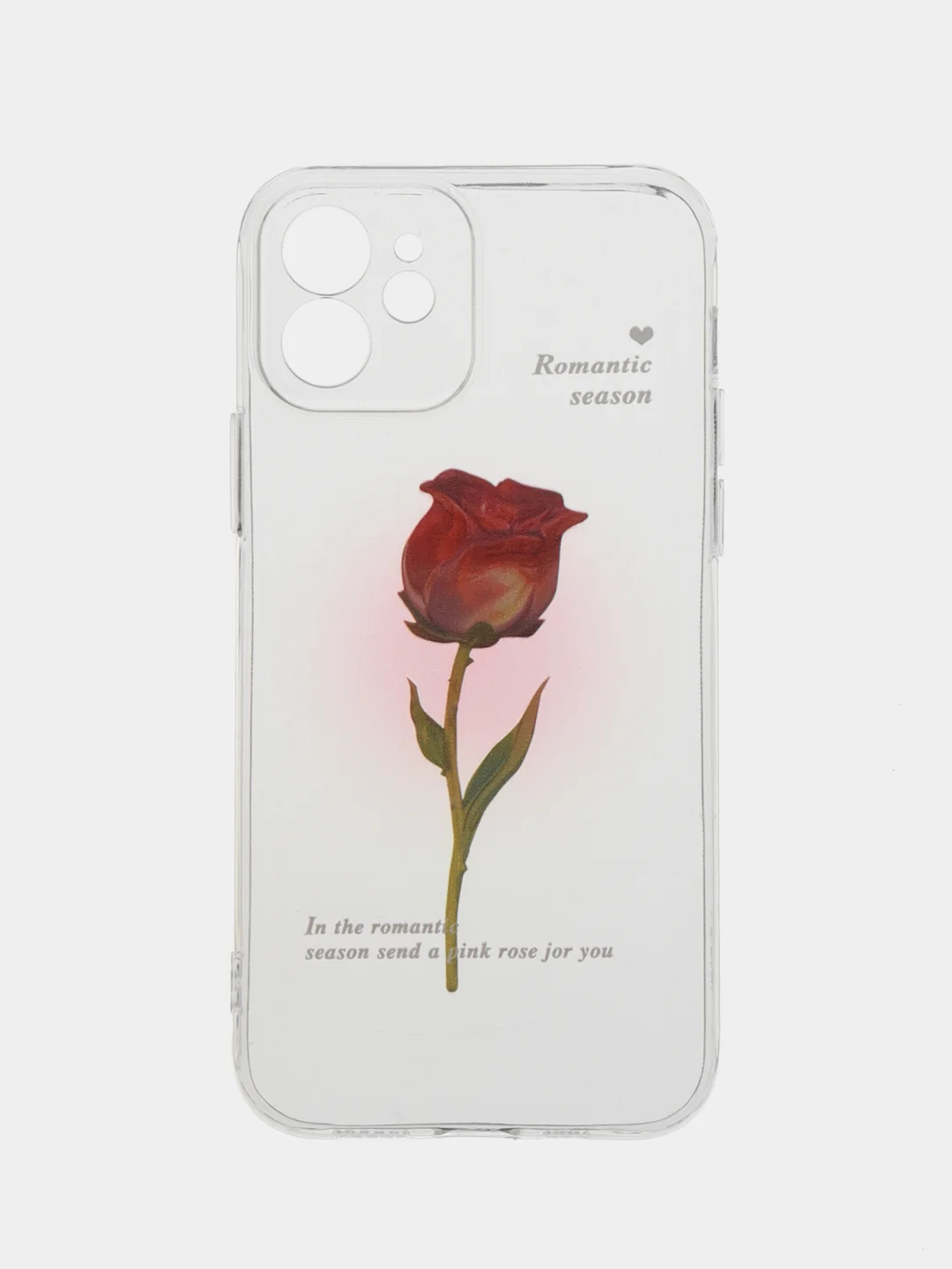 Белый чехол на iPhone 11/15/12/13/14/Pro Max/Plus (Айфон про макс) прозрачный, силиконовый