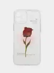 Белый чехол на iPhone 11/15/12/13/14/Pro Max/Plus (Айфон про макс) прозрачный, силиконовый