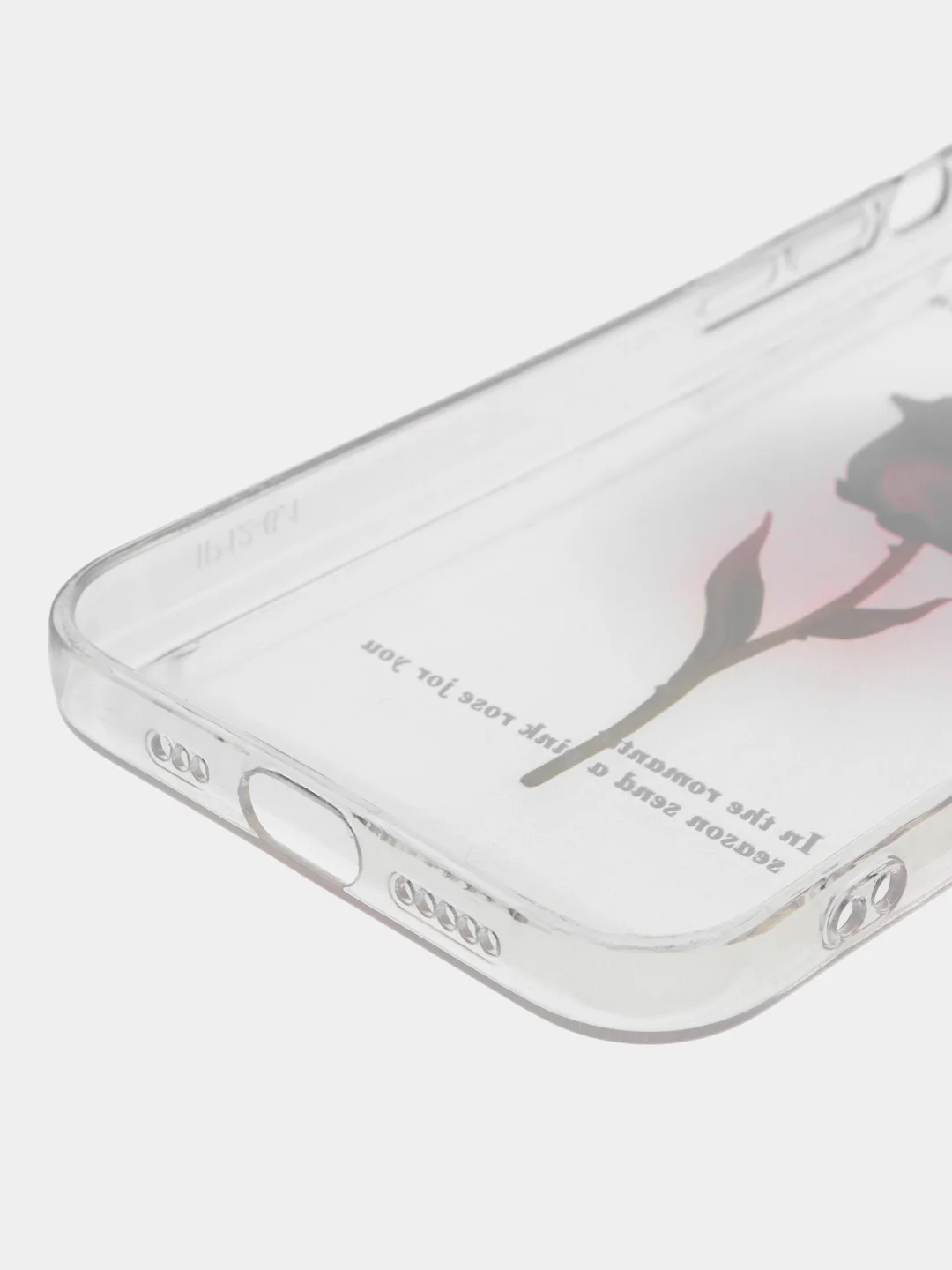 Белый чехол на iPhone 11/15/12/13/14/Pro Max/Plus (Айфон про макс) прозрачный, силиконовый