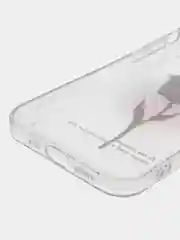 Белый чехол на iPhone 11/15/12/13/14/Pro Max/Plus (Айфон про макс) прозрачный, силиконовый