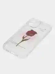 Белый чехол на iPhone 11/15/12/13/14/Pro Max/Plus (Айфон про макс) прозрачный, силиконовый