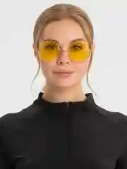 Желтый очки солнцезащитные MIRSEE женские / круглые очки / цветные
