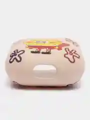 Белый чехол для наушников Apple AirPods 1 / Pro 2 / 3, силиконовый