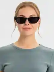 Черный солнцезащитные очки женские, очки cat-eye