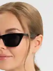 Черный солнцезащитные очки женские, очки cat-eye