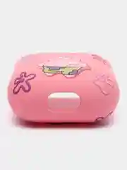 Розовый чехол для наушников Apple AirPods 1 / Pro 2 / 3, силиконовый