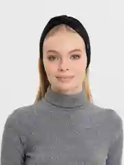 Угольный повязка на голову женская / вязаная повязка/ чалма