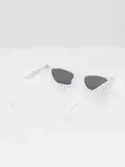 Белый солнцезащитные очки женские, очки cat-eye