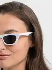 Белый солнцезащитные очки женские, очки cat-eye