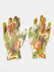 Перчатки садовые прорезиненные нейлоновые/перчатки рабочие для дома и дачи