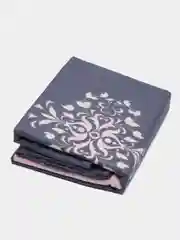 Индиго двухспальное постельное белье на резинке