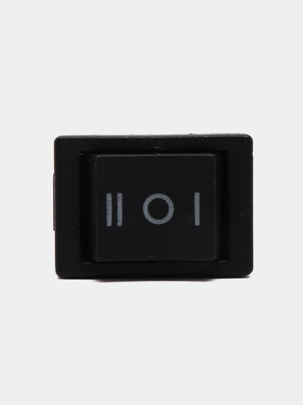 Переключатель KCD1-203 B/6P on-off-on черный (6A 250VAC) (6 контактов)