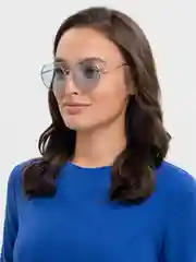 Ледяной очки солнцезащитные, имиджевые унисекс с чехлом и салфеткой