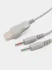 Белый игровые наушники G60 USB 7.1 jack 3.5 мм, наушники для компьютера, PS4, PS5, Xbox